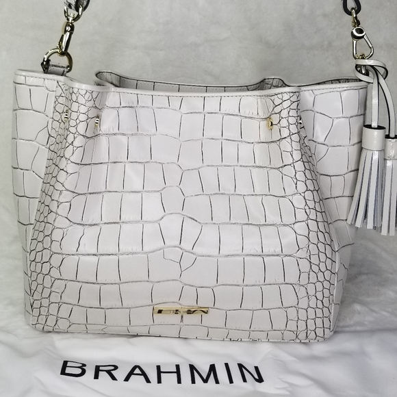 BRAHMIN DESIGNER PURSE BAG SATCHEL HANDBAG - Picture 3 of 14
